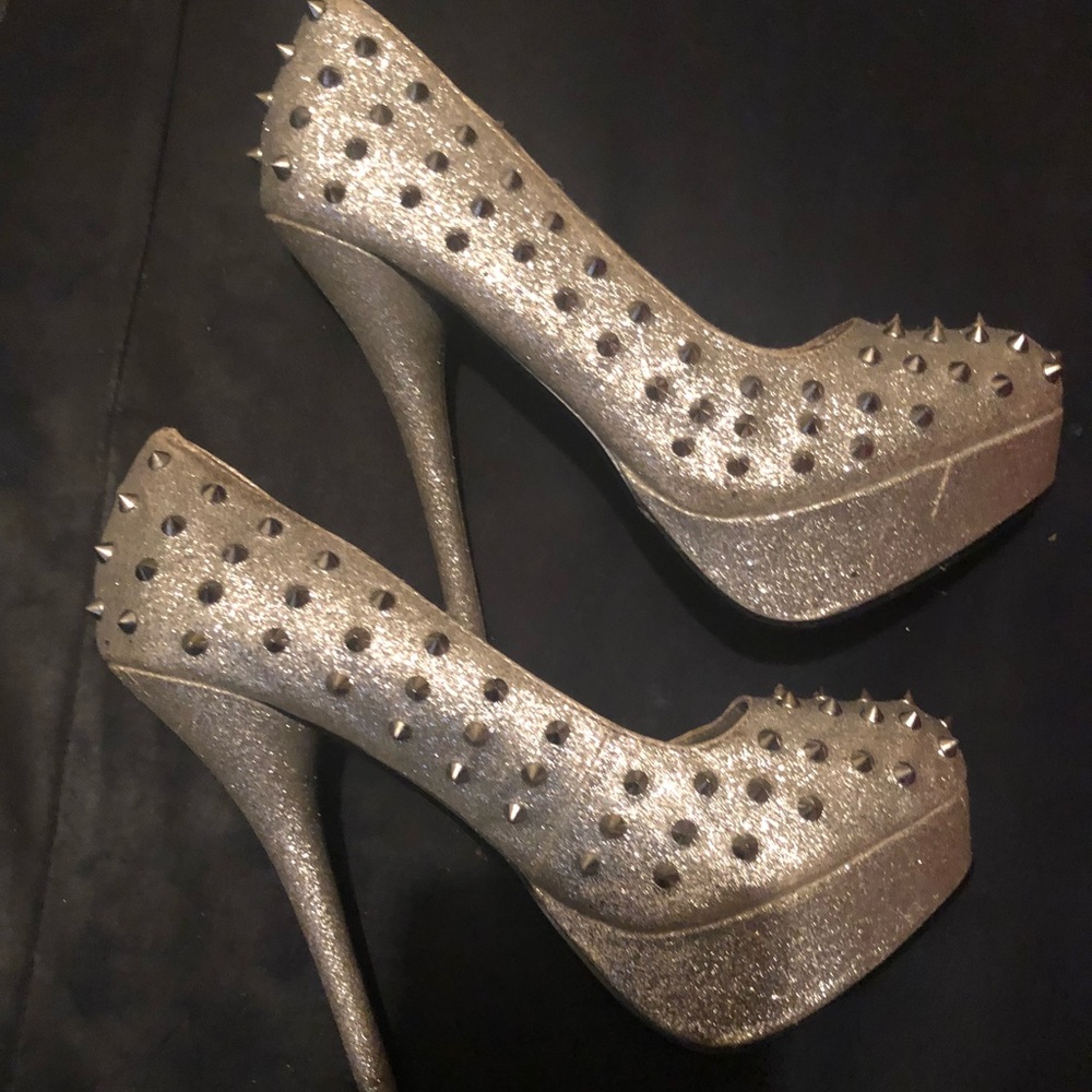 Spiked beautiful heels